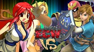 AB Mugen #984: Link n' Falcon vs Eliza & Cutie Karate (MMA's ECW Debut!)