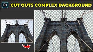 Cut Outs Complex Background - Photoshop Tutorial