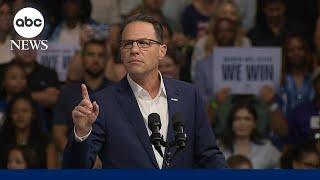 Shapiro delivers remarks at Harris/Walz's 1st campaign event