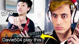 This 10 Years Old Ukulele Kid Challenged Me to do WHAT?