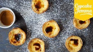 How to Make Pastéis de Nata AKA Portuguese Custard Tarts | Cupcake Jemma