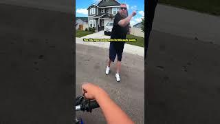 Angry neighbor yells at biker kid  part 1 @minty150dy