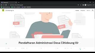 Panduan pengisian form cihideung ilir