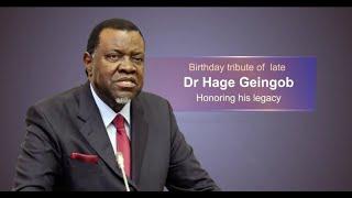 Remembrance Ceremony of Dr. Hage G. Geingob, the 3rd President of Namibia