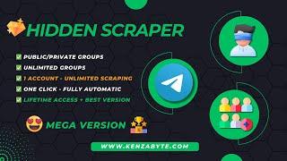 Telegram Hidden Members Scraper | Telegram New Scraper 2024