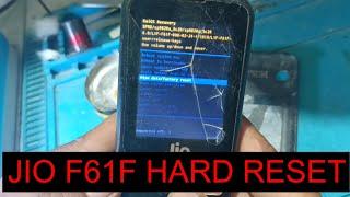 jio f61f hard reset