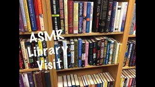 ASMR Library visit/Dust jacket crinkles/Page turning (No talking) Facts not fiction