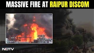 Chhattisgarh News | Huge Fire At Power Firm In Chhattisgarh's Raipur, Residents Evacuated