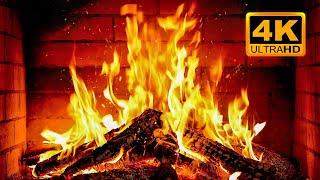  Fireplace 4K UHD! Fireplace with Crackling Fire Sounds. Fireplace Ambience