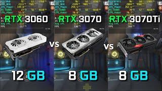 RTX 3060 vs RTX 3070 vs RTX 3070Ti 게임 성능 비교! (오버워치, 배그, 워존) with 라이젠 5600x