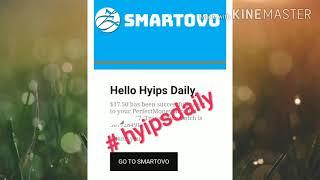 New 1$ Hyip site smartovo.biz! Earn upto 35% profit hourly for 10 hrs! 17.5$ live withdrawal proof 