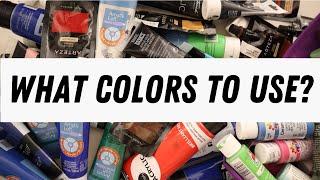 Choosing an Acrylic Pour Color Palette - Acrylic Pour Color Wheel