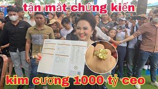 trực tiếp viên kim cương 1000 tỷ của CEO PHƯƠNG HẰNG