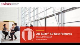 AB Suite 8.0 New Features - Open JDK/Oracle JDK