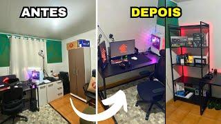 Reformei Meu Quarto Gamer de Pobre