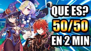 ¿Como asegurar un personaje? ¿Que es el 50/50, PITY Y SUB PITY?Genshin impact