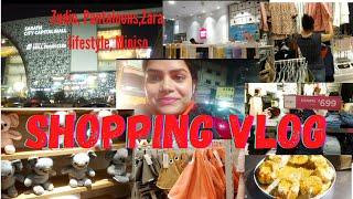 Sarath City Mall HYDERABAD SHOPPING VLOG #2 || Lifestyle, Zudio, Miniso || Sardarji's snacks ||