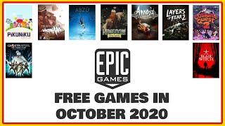 FREE GAMES from Epic Store IN OCTOBER 2020