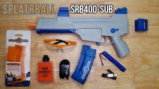 What's In The Box?! SPLATRBALL Gun Gel Blaster Unboxing & Review | SPLAT-R-BALL SRB400-SUB BLUE