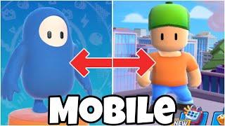 FALL GUYS MOBILE VS STUMBLE GUYS MOBILE COMPARISON!