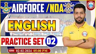 Airforce 01/2025, UPSC NDA English Practice Set #02, English PYQ's By Anuj Sir