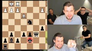 Funny Magnus Carlsen and David Howell on Lichess