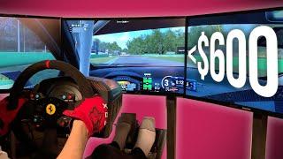 Sim Racing Triple Monitor Setup for Under $600