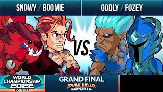 Snowy & Boomie vs Godly & Fozey - Grand Final - Brawlhalla World Championship 2022 - 2v2