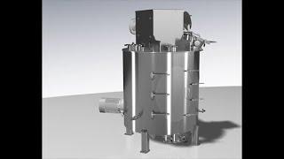 amixon® powder mixer: Vertical single-shaft mixer / ribbon blender (VM)