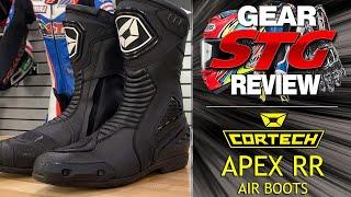 Cortech Apex RR Air Boots Review | Sportbike Track Gear