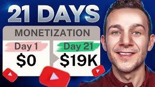 I Monetized a YouTube Channel in 21 Days and Made $19K in a Single Month