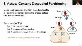 FAST '22 - InfiniFS: An Efficient Metadata Service for Large-Scale Distributed Filesystems