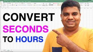 How to Convert Seconds to Hours in Excel