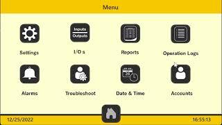 Delta HMI Clean and Bright Template Preview