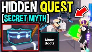 HIDDEN QUEST For New MOON BOOTS Myths in Roblox Fisch..