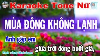 Mùa Đông Không Lạnh Karaoke Tone Nam - Nhạc 8x 9x