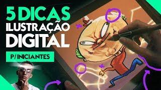 5 DICAS de ilustração digital P/ INICIANTES