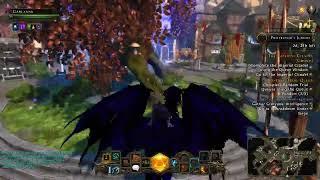 Neverwinter - Glowing Shadow Dragon Mount Skin