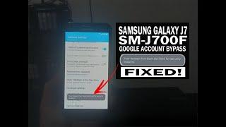 Samsung Galaxy J7 Google Bypass and Your Request Has Been Declined For Security Reasons Fixed!