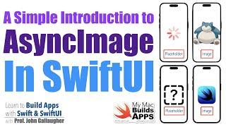 Ch. 6.5 Using AsyncImage in SwiftUI to get Images Over the Web (Catch 'em All app)