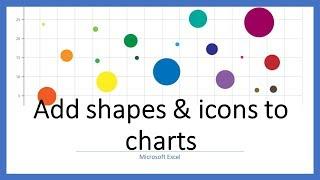 How to add Shapes and Icons to charts