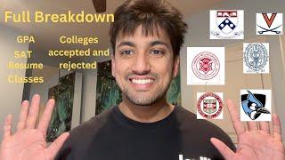 How I Got Into My Dream Colleges: GPA, SAT, Activities & More Revealed!