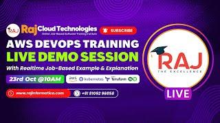 AWS , DevOps , Linux , Kubernates and Terraform Job-Based Realtime Training by Aravind RajCloudTech