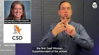 Deaf News Briefs: Novotny is CSDF Supt; Caleb Chappetta parents sue BRPD