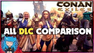 ALL DLC CONTENT SHOWCASE - COMPARISON VIDEO [UPDATED] | Conan Exiles |