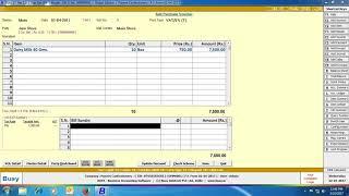 Packaging Unit of Items in BUSY 18 | Busy Accounting Software