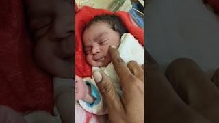 Newborn sleeping mode #newbornbaby #youtubeshorts #viralvideo #shorts