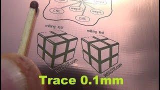 CNC WEGSTR - Milling test   FR4