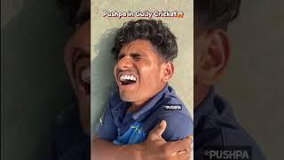 Pushpa in Gully Cricket | Wait for end