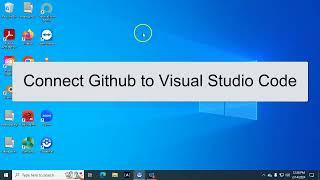 Connect Visual Studio Code with Github